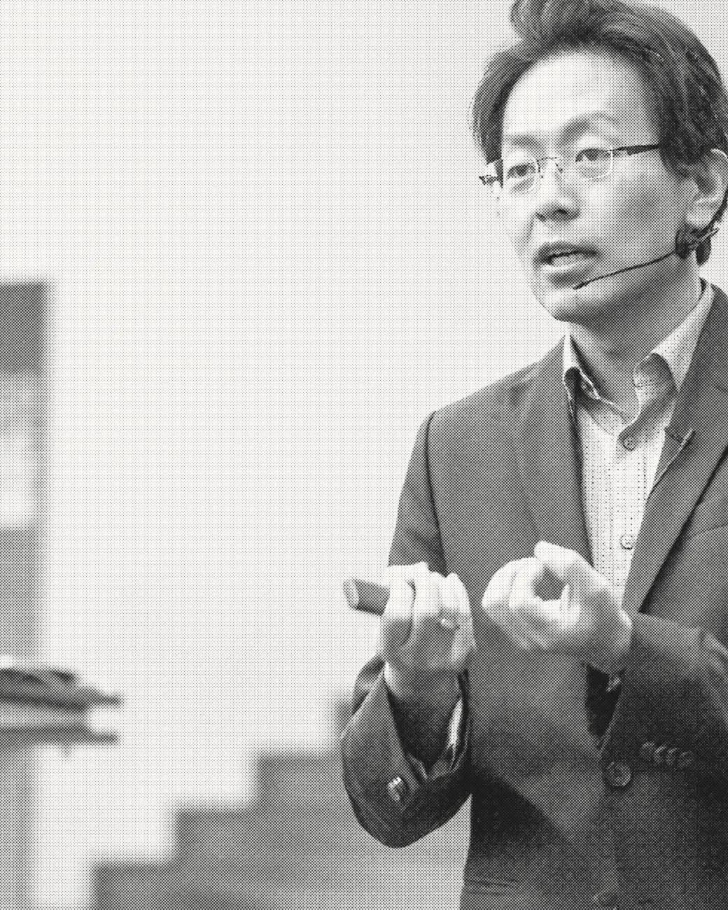 Chan-jo Jun bei einem Fachvortrag